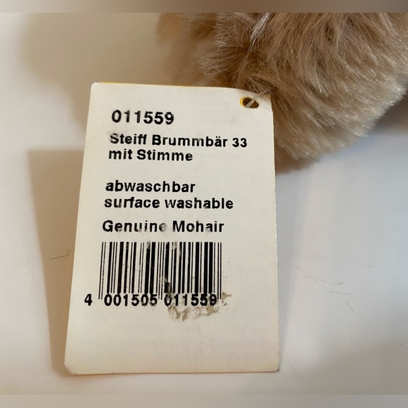 Steiff Bummbar 33 10inch new with tags authentic - Picture 8 of 12